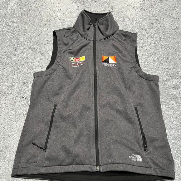 The North Face Vest Womens XL Gray Windwall Jacket - Picture 1 of 8
